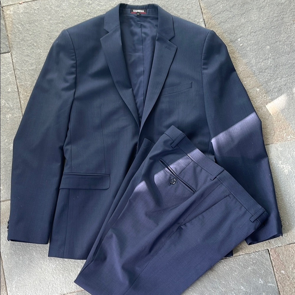 Express Blue Suit Classic Design
